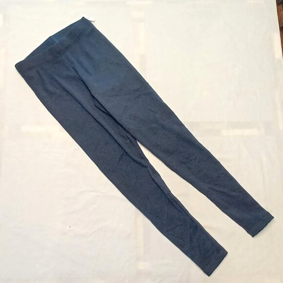 NEW Old Navy ST Navy Blue High Waisted Fleece Lined Fashion Layering Legging - Picture 3 of 5